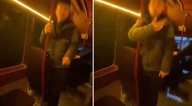 The minibus drivers caught the suspect who harassed the young girl! The striking U-turn.