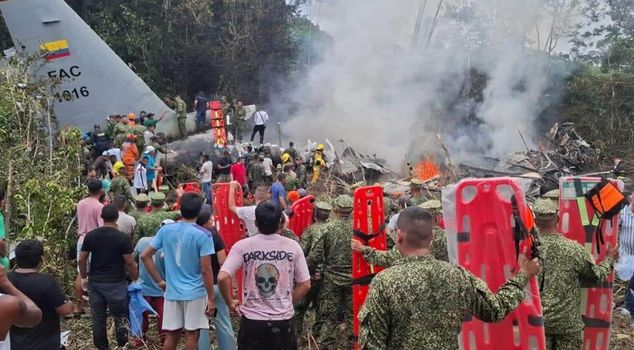ارتفع عدد القتلى في حادث الطائرة في كولومبيا إلى 34.