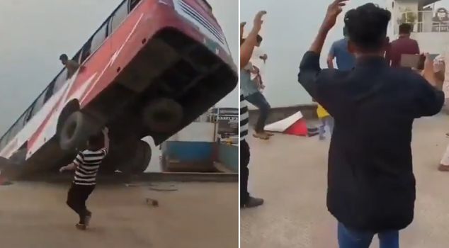 The passenger bus fell into the river! 26 lifeless bodies were recovered from the water, there are missing persons.