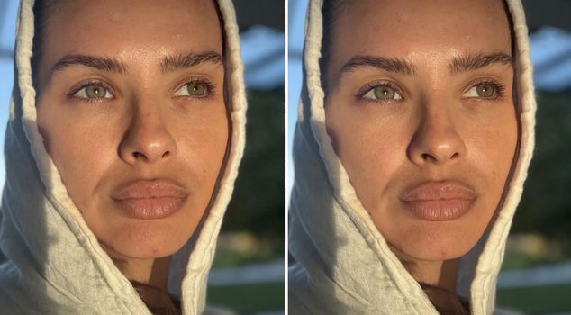 Icardi's girlfriend shares a morning sun post.