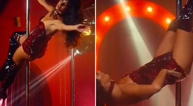 She took private lessons for three months: Here is Tuba Büyüküstün's first pole dance performance.