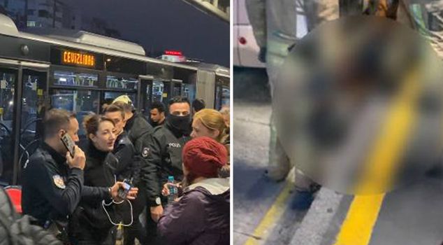 A woman was injured when the metrobus ran over her foot in Bahçelievler.