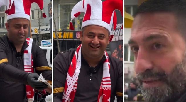 He kept his promise and distributed 1000 lahmacuns in honor of the national victory.