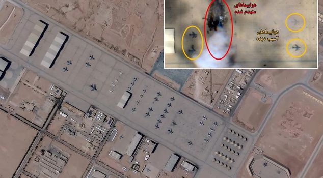Iran hit the target this time! The planes were destroyed, soldiers were injured.