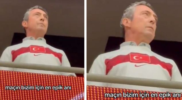 The footage that emerged days after the match! Ali Koç did not expect this.