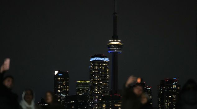The world's third tallest tower has been engulfed in darkness! The reason is much more striking.