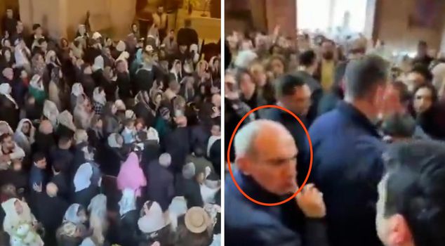 Попытка нападения на премьер-министра Армении Пашиняна произошла в церкви.