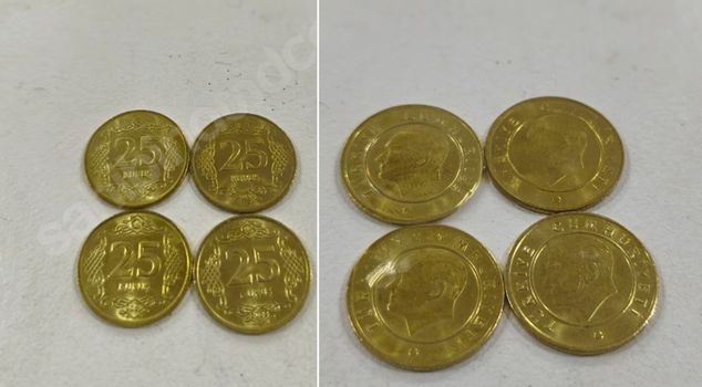 أطلقوا عملات 25 قرشاً باللون الذهبي للبيع! المال الذي يريده مذهل.
