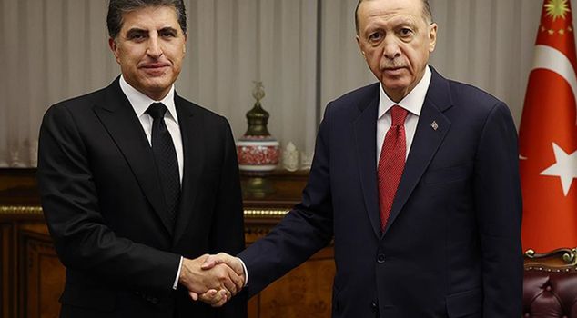 President Erdoğan met with the President of the Kurdistan Region, Nechirvan Barzani, whose residence was attacked.