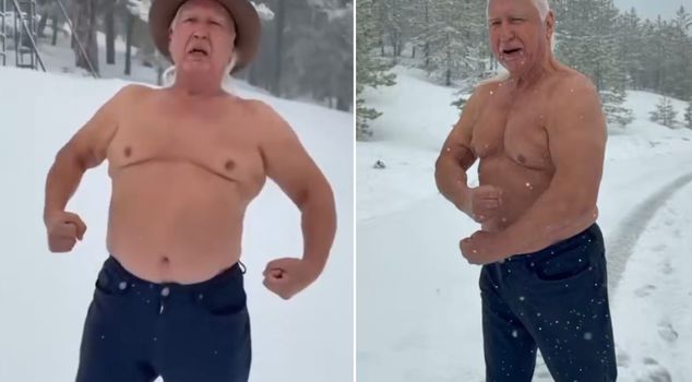 The earthquake expert posed naked on the snowy mountain: There are creatures and Üşümezsoy on the mountain.