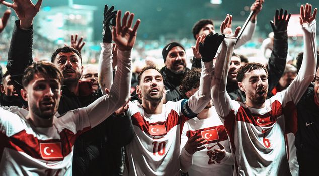 A first in 9 years for the Turkish National Football Team.