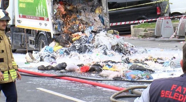 A discarded carbide in Fatih caused an explosion.