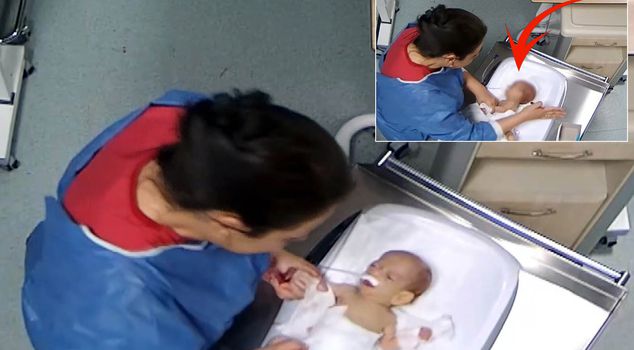 Защита медсестры, которая ударила пятимесячного ребенка, шокировала всех.