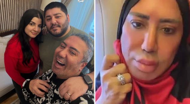 The first post of the evacuated Murat Övüç was with his family.