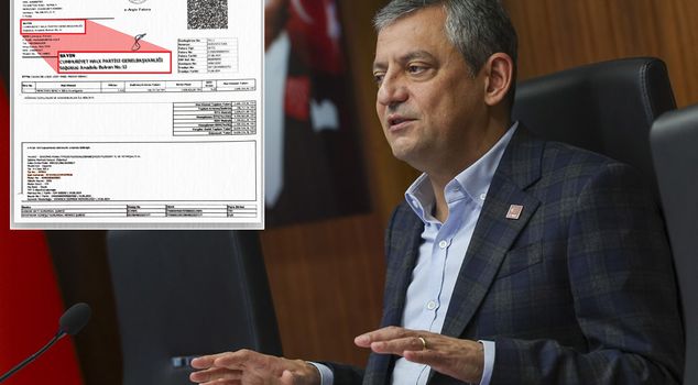 They shared the receipt for the payment made for Özgür Özel's official vehicle.