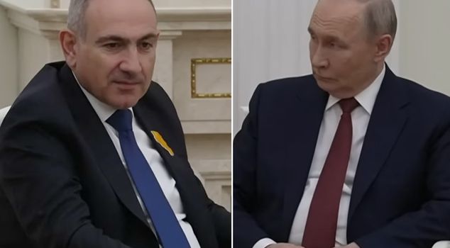 Event footage from the Kremlin! Pashinyan publicly rejected Putin's request.