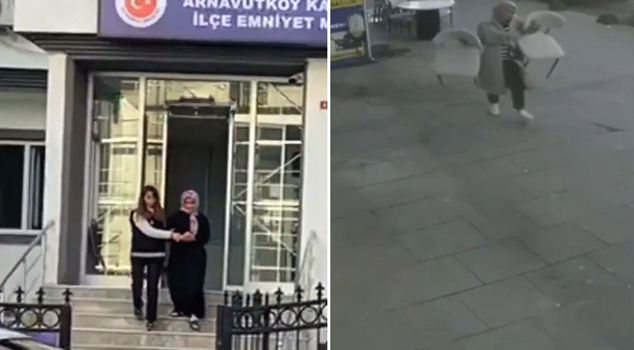 A woman who stole two chairs from outside a store has been caught! Here are her first words.