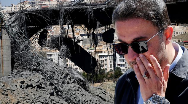 Heavy destruction on the highest bridge in the Middle East! The project manager couldn't hold back tears.