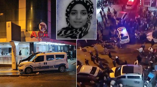 توفيت الشابة أثناء الولادة، واقتحم أقاربها المستشفى.
