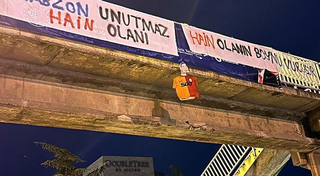 The place where words end! An event banner for Uğurcan Çakır in Trabzon.