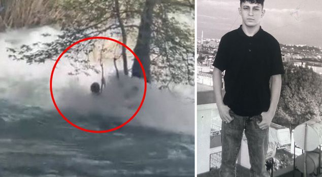 The missing young person in Tarsus was swept away by the current: Their last images have emerged.