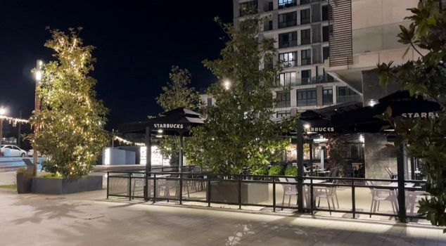 A person was injured in a shooting while sitting in a café in Başakşehir.