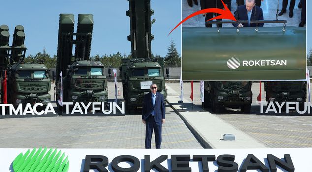 وقع الرئيس أردوغان على صاروخ تايفون بلوك-4