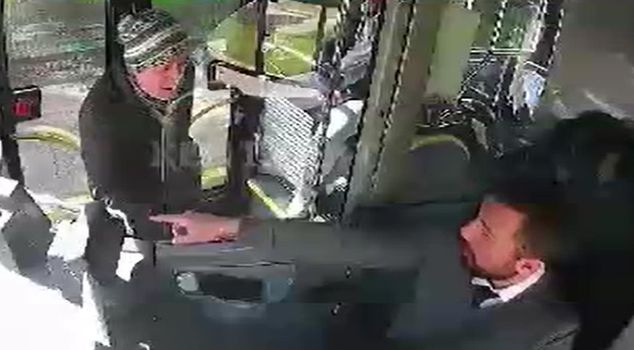 The bus driver won hearts with his actions.