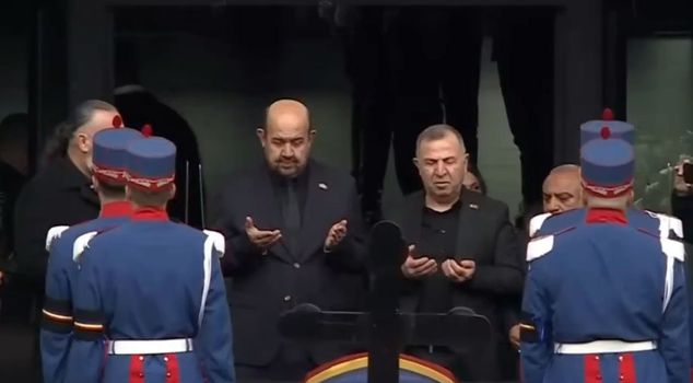 Turkish fans who attended Lucescu's funeral recited Fatiha.