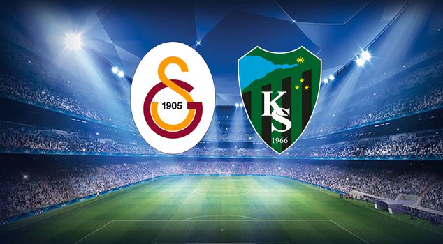 The starting lineups for the Galatasaray-Kocaelispor match have been announced.
