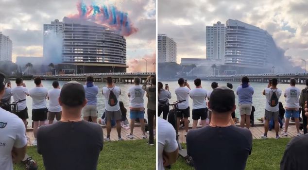 The 25-year-old building collapsed in seconds! The reason is not an earthquake.