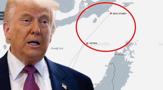 With the start of the blockade, two tankers turned back from the Strait of Hormuz.