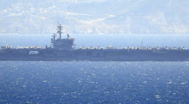 Третий авианосец США в Средиземном море: USS George H.W. Bush вошел в регион.