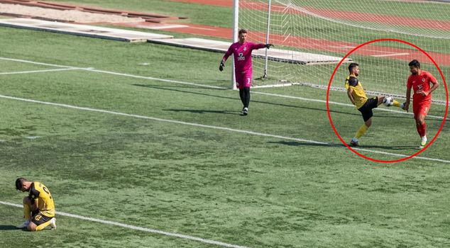 Football player who repeatedly kicked opponent in amateur match arrested