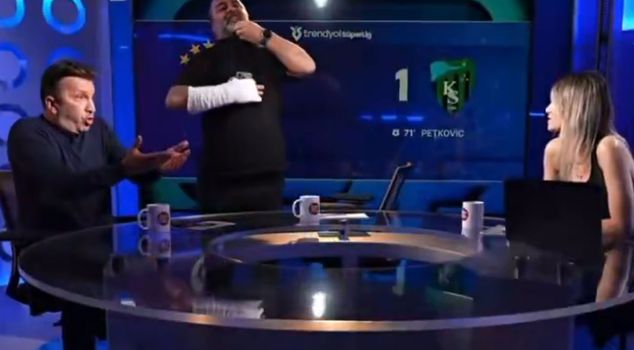 After the Galatasaray match, Emre Bol and Evren Turhan got into a heated argument live on air.