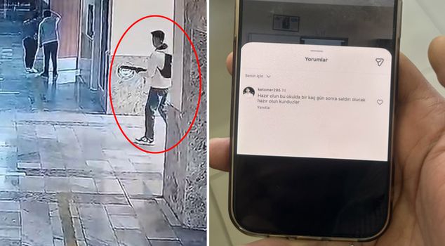 The attacker who stained the school with blood had written what they would do days ago.