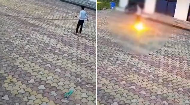 He lost his life while trying to chase away the monkey.