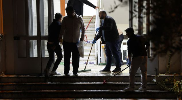 These images are all that remain from the school where the attack took place.