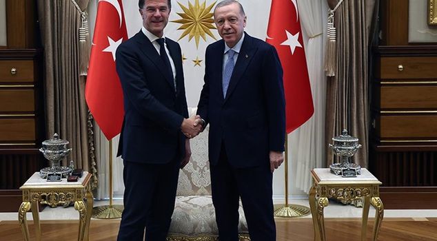 President Erdogan is meeting with NATO Secretary General Rutte in Beştepe.