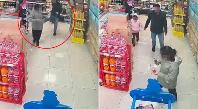Such a father should not exist! The images from the market prompted the police to take action.