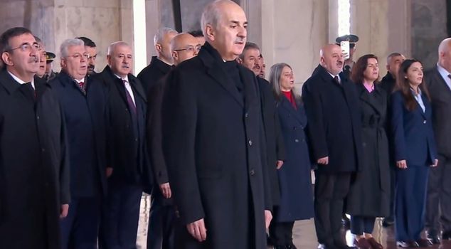106 years of pride! State officials visited Anıtkabir.