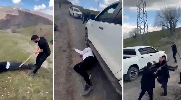 Изображение из Турции! В мирной встрече двух семей разразился ад.