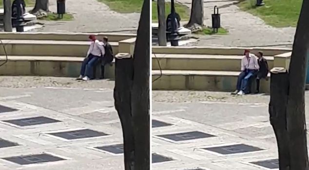 Disgraceful scene in the city center: Stones will rain down on us
