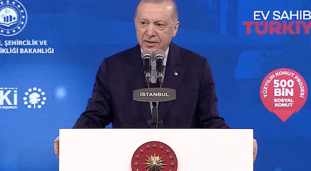 100 thousand TOKI houses find their owners in Istanbul! President Erdogan is speaking.