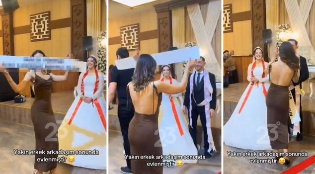 Look at the banner he opened at the wedding! An image that makes you say, 'What else will we see'.