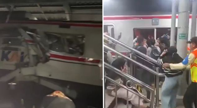 Passenger trains collided in Indonesia, there are dead and injured.