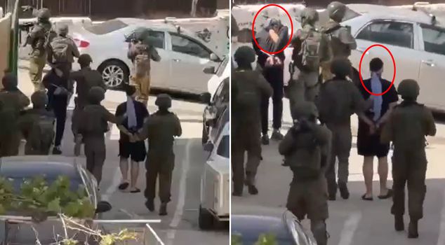Israeli army raids El-Ram town! This is how they kidnapped Palestinians