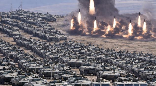 The drill that keeps Israel up at night! They will rain bombs within 100 meters.