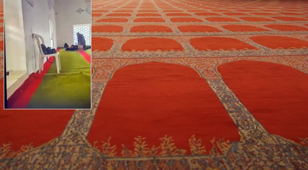 Indecent images inside the mosque! The truth of the matter has come to light.