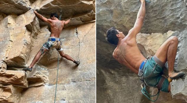 The climb ended in disaster! He died horribly in front of his girlfriend.